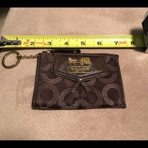 Coach change or credit card purse